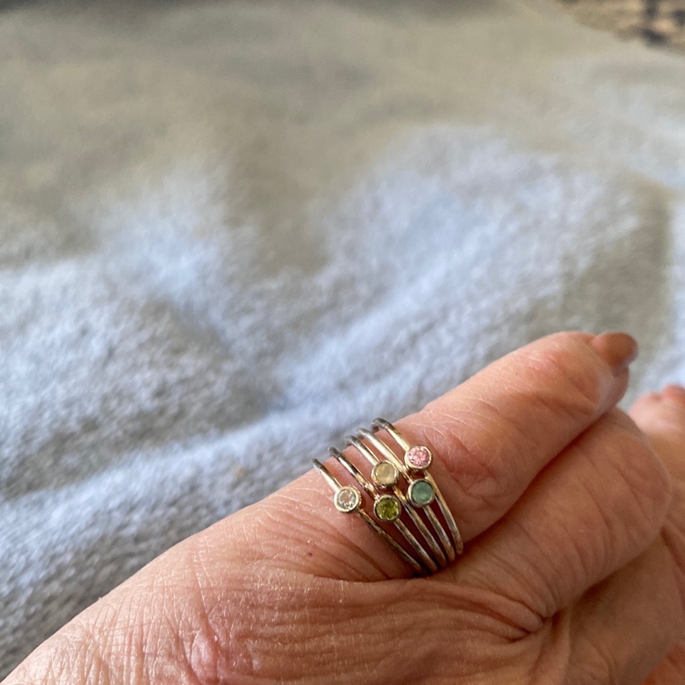 Set of 5 stacking rings